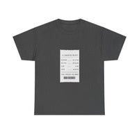 AI Generated Receipt - Itemized Developer Tee