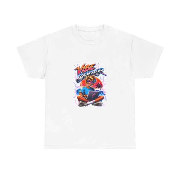 Vibe Coder - 80s Airbrush Surf Tee