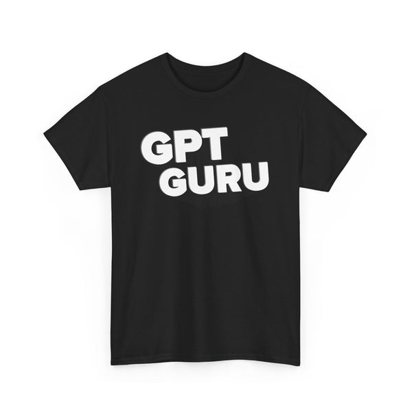 GPT Guru Unisex Heavy Cotton Tee - Perfect for Tech Enthusiasts, Fun Gift for Programmers, Casual Style