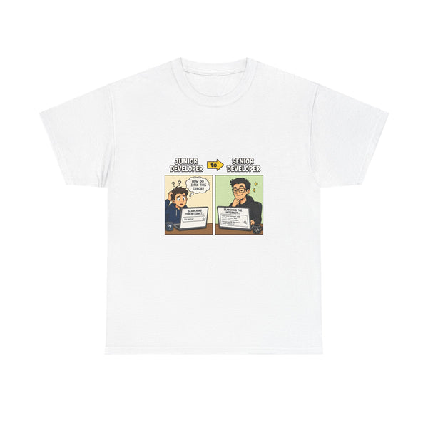 Junior Developer to Senior Developer - Search Skills Tee