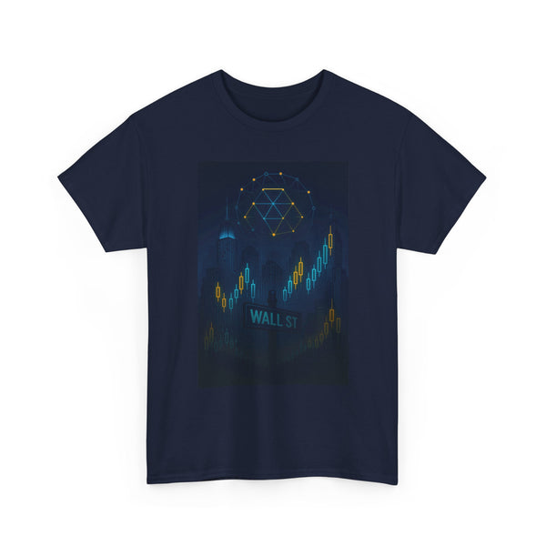 T-Shirt — 'Wall St.' Crypto Candlestick Chart Tech Stock Market Tee