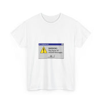 47 Unread Messages - Retro Error Dialog Tee
