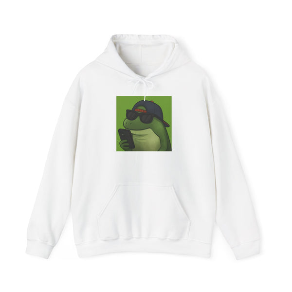 Cool Frog Graphic Hoodie for Trendy Casual Wear