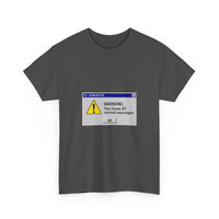 47 Unread Messages - Retro Error Dialog Tee