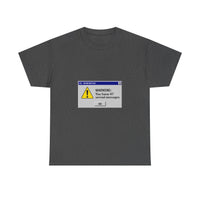 47 Unread Messages - Retro Error Dialog Tee