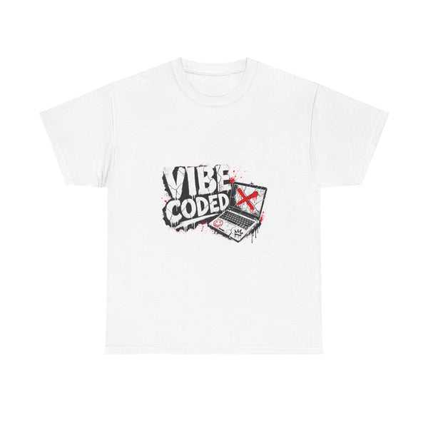 Vibe Coded - Grunge Stencil Tee